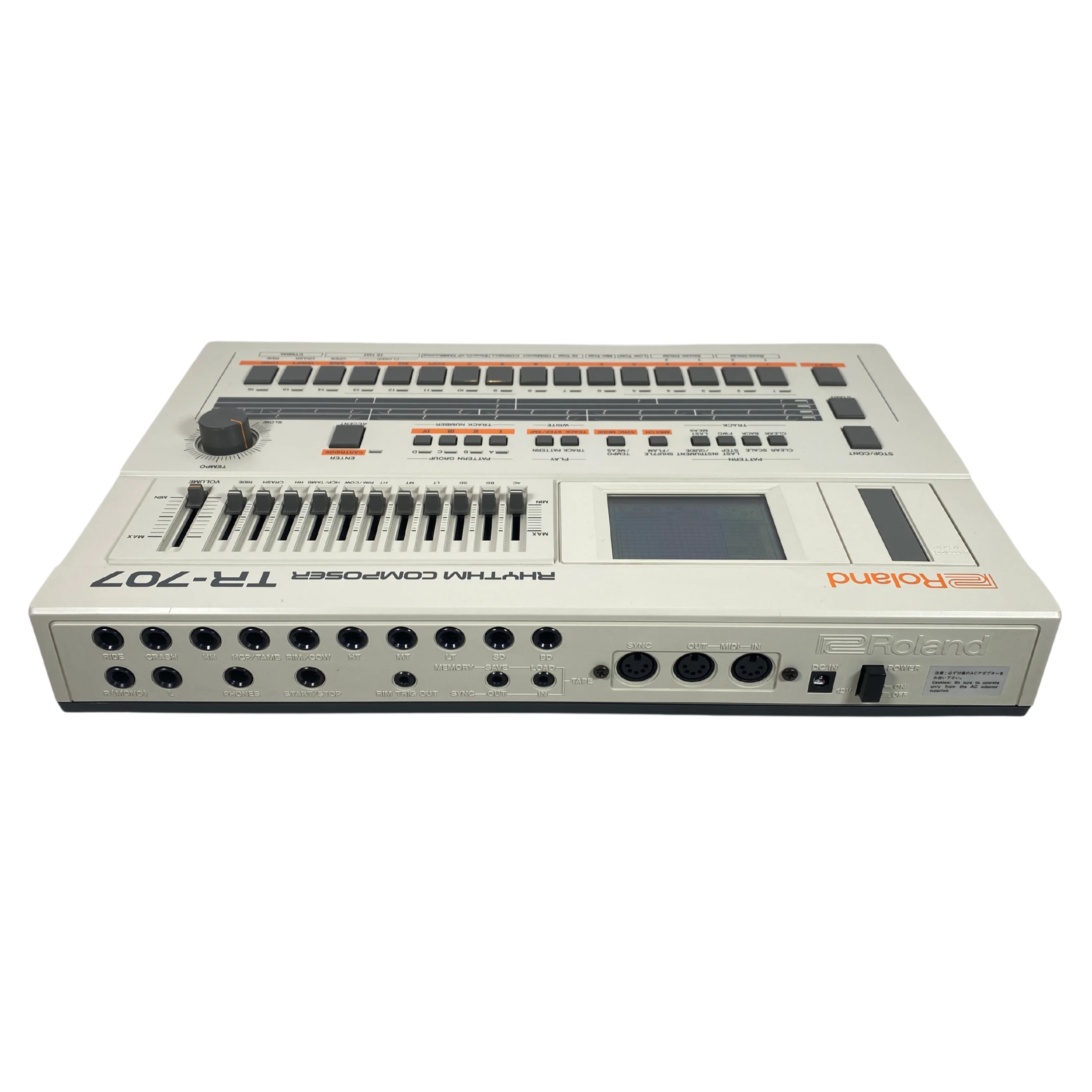 Roland TR-707 Expanded (727 808 909 + 4 Soundgas Banks) - SN 471000 - Image 4
