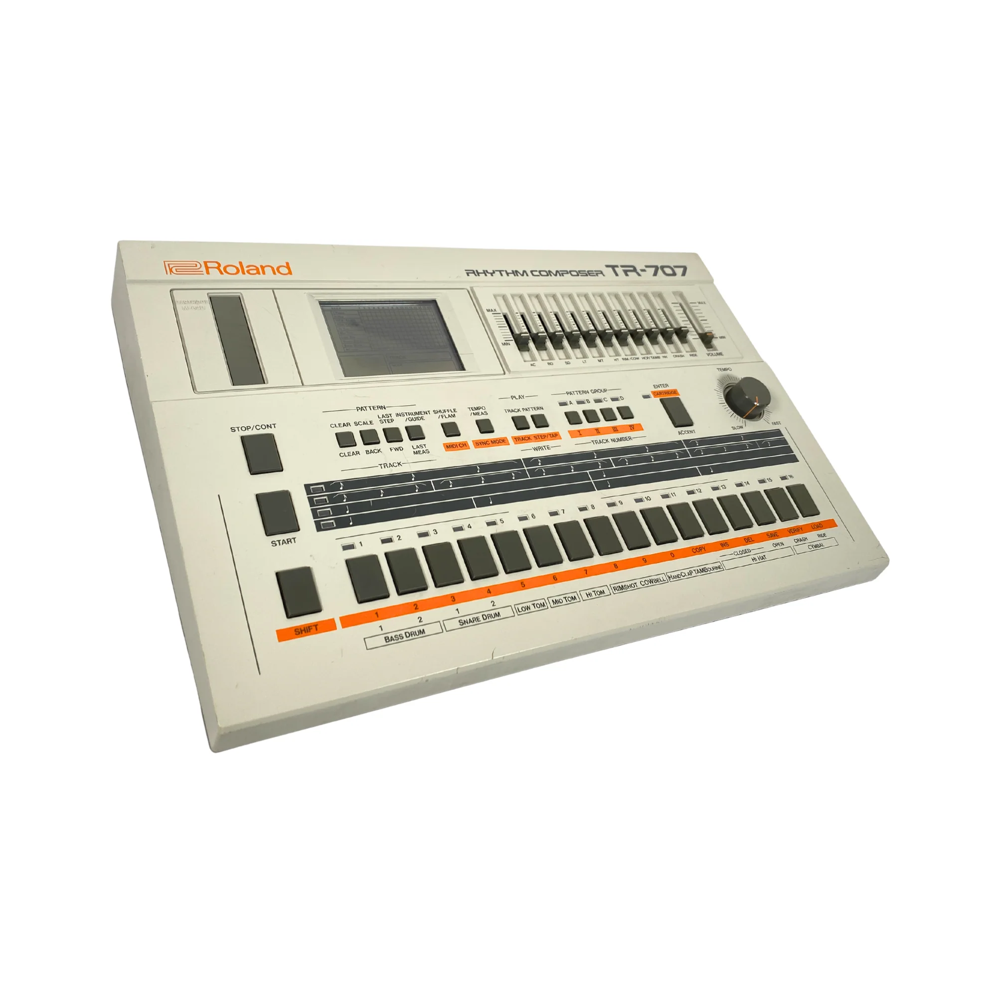 Roland TR-707 Rhythm Composer - Exclusive Soundgas HKA Modified Edition- SN 493100 - Image 2