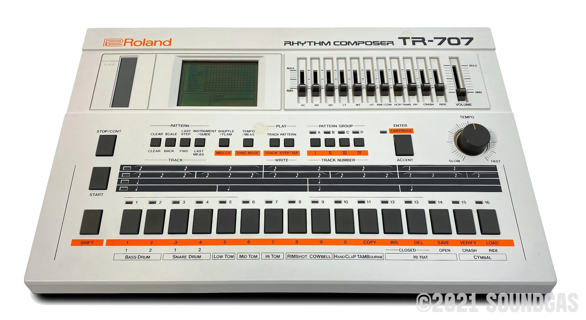 Roland TR-707 Expanded (727 808 909 Linn LM1 DMX) - Boxed - Image 9