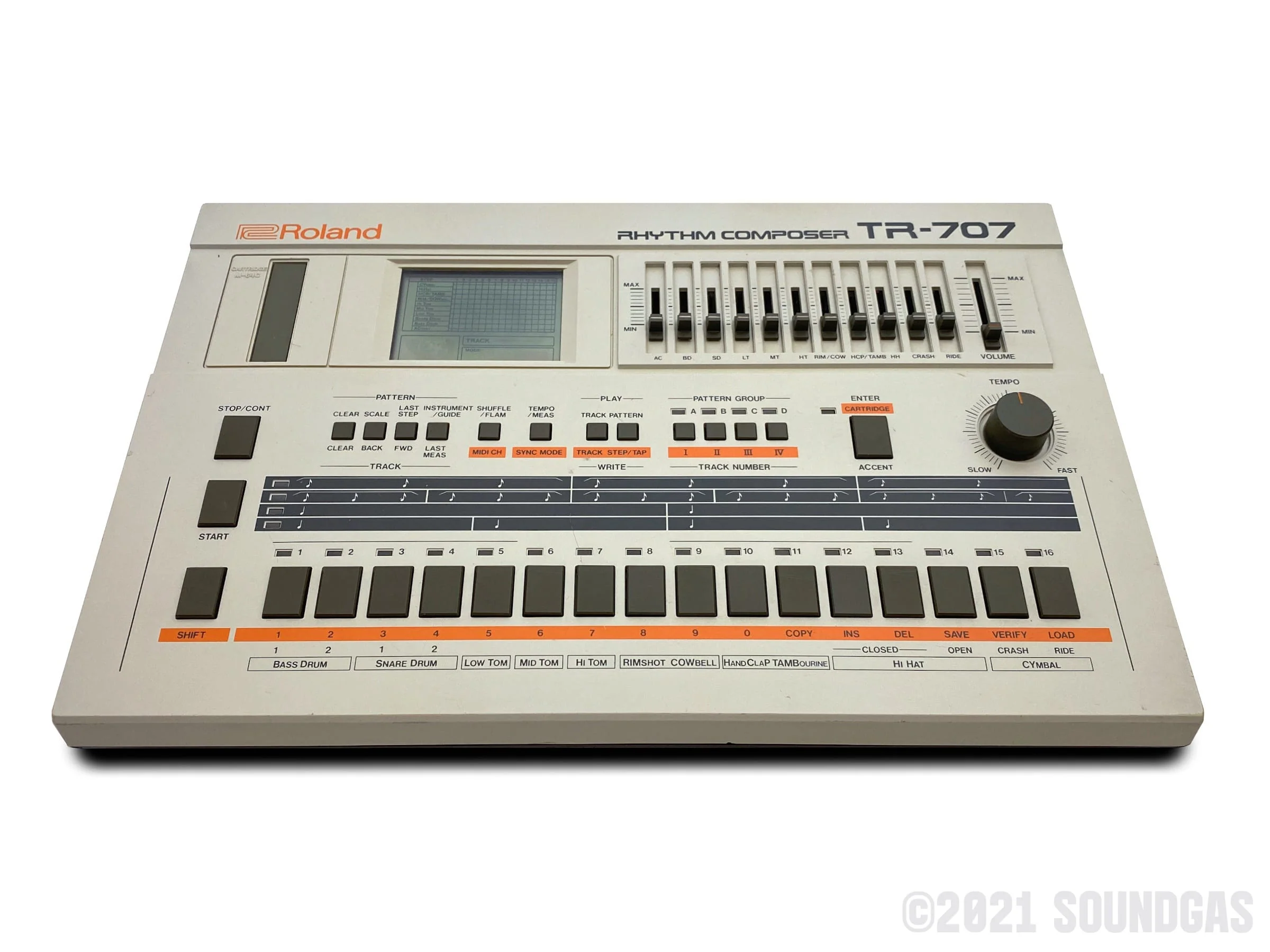 Roland TR-707 Expanded (727 808 909 Linn LM1 DMX)