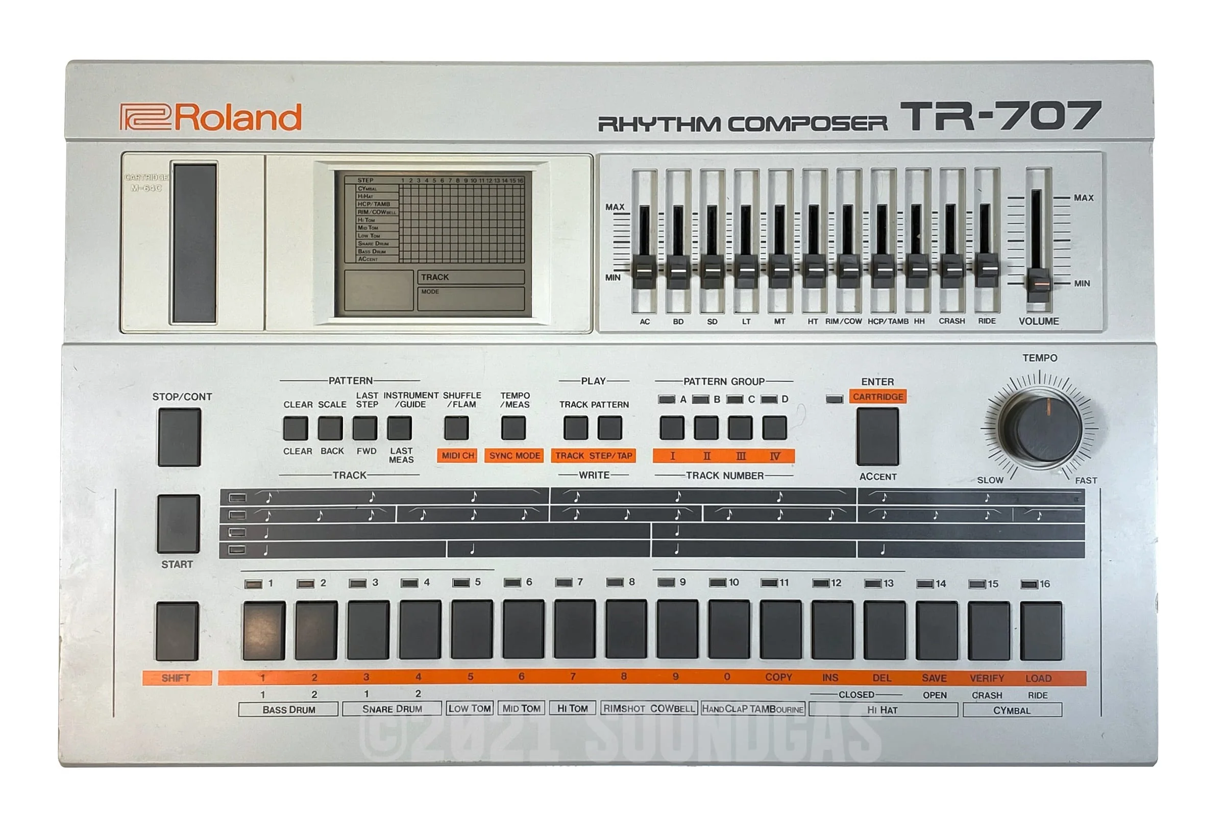 Roland TR-707 Expanded (727 808 909 Linn LM1 DMX) - Image 2