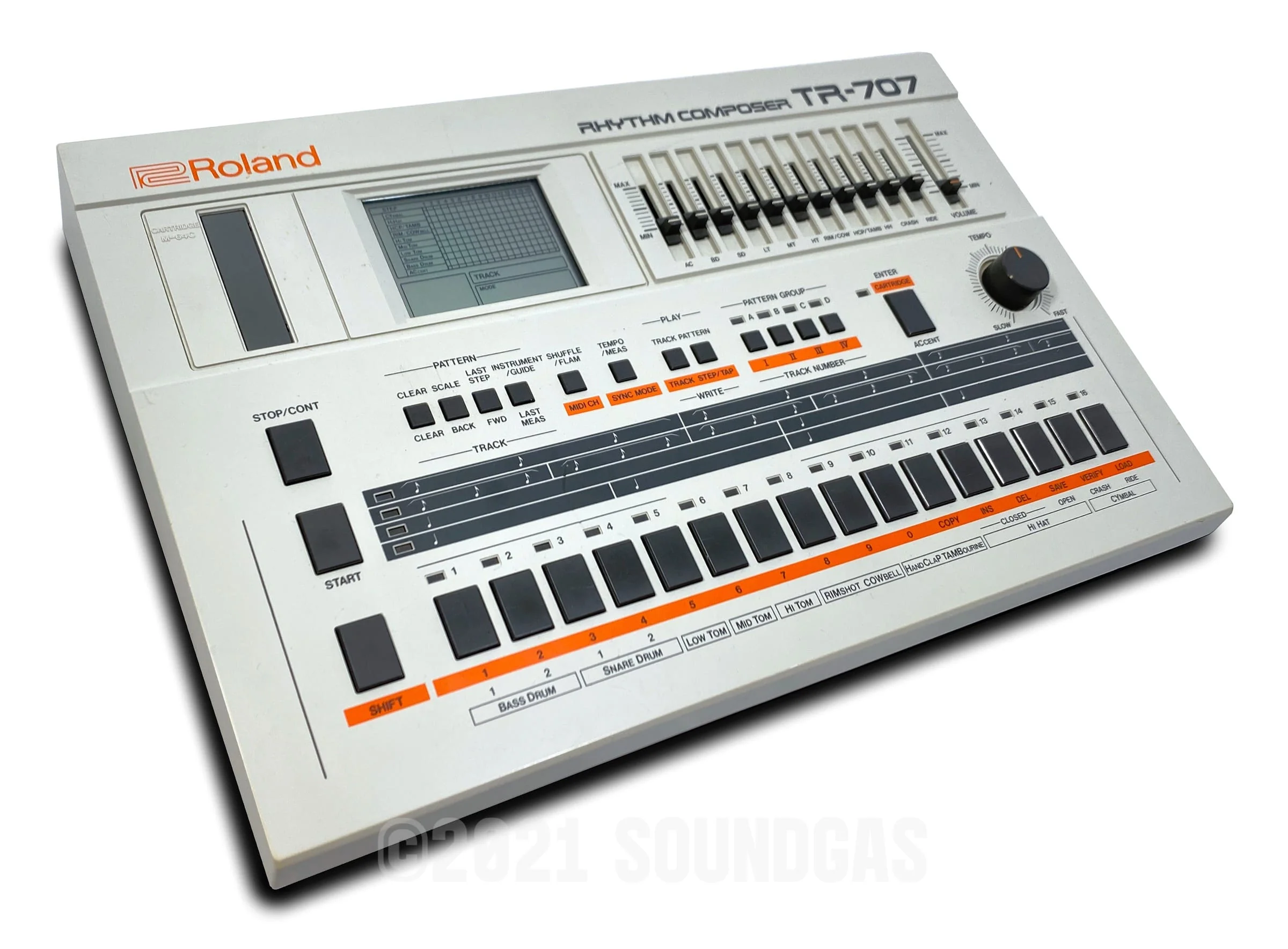 Roland TR-707 Expanded (727 808 909 plus 4 Soundgas Banks) - Image 4
