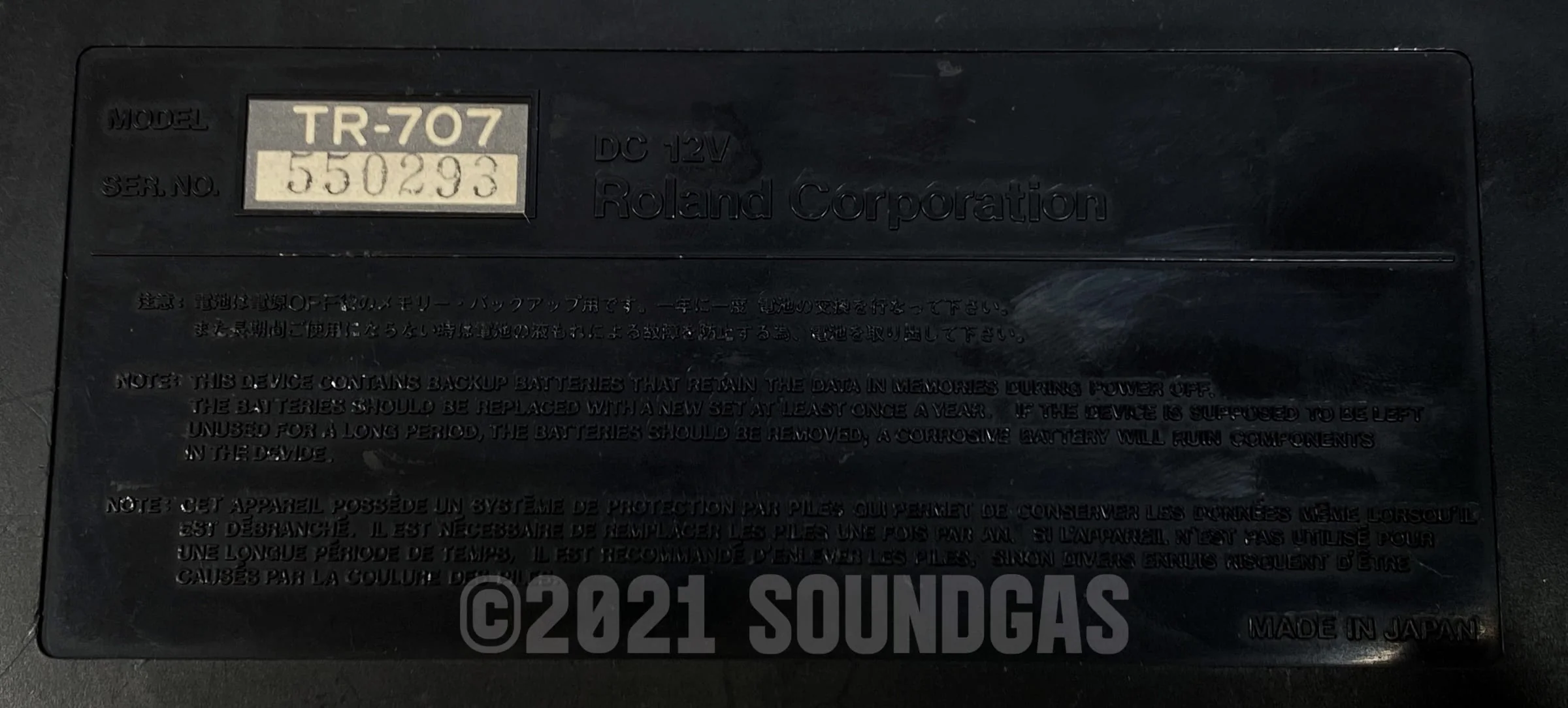 Roland TR-707 Expanded (727 808 909 plus 4 Soundgas Banks) - Image 6