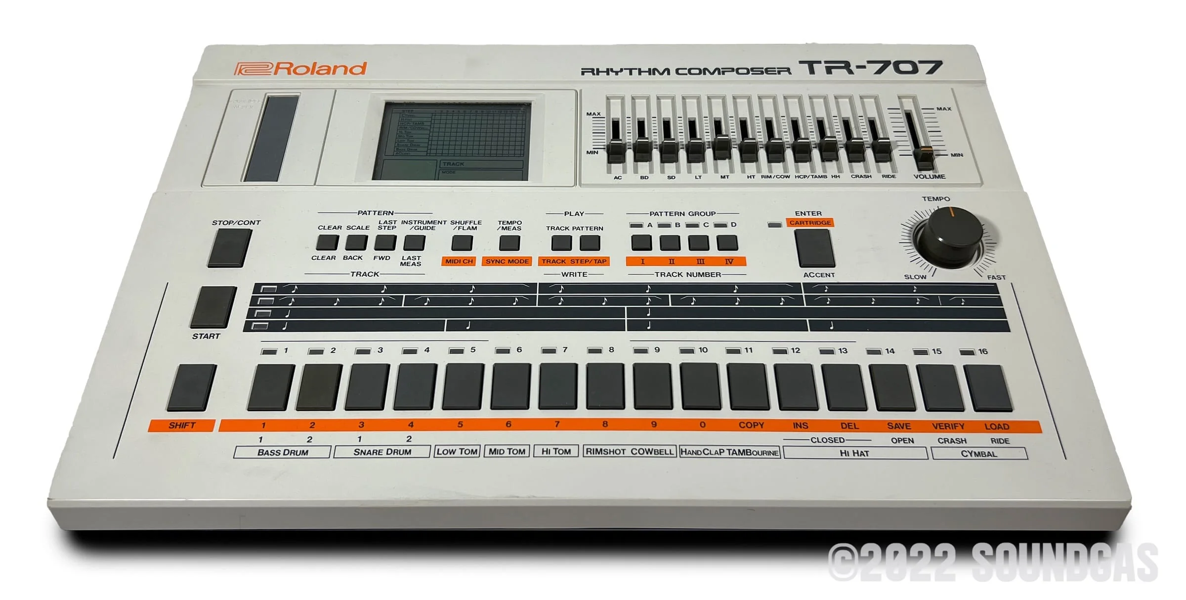 Roland TR-707 Expanded (727 808 909 plus 4 Soundgas Banks) - Image 7