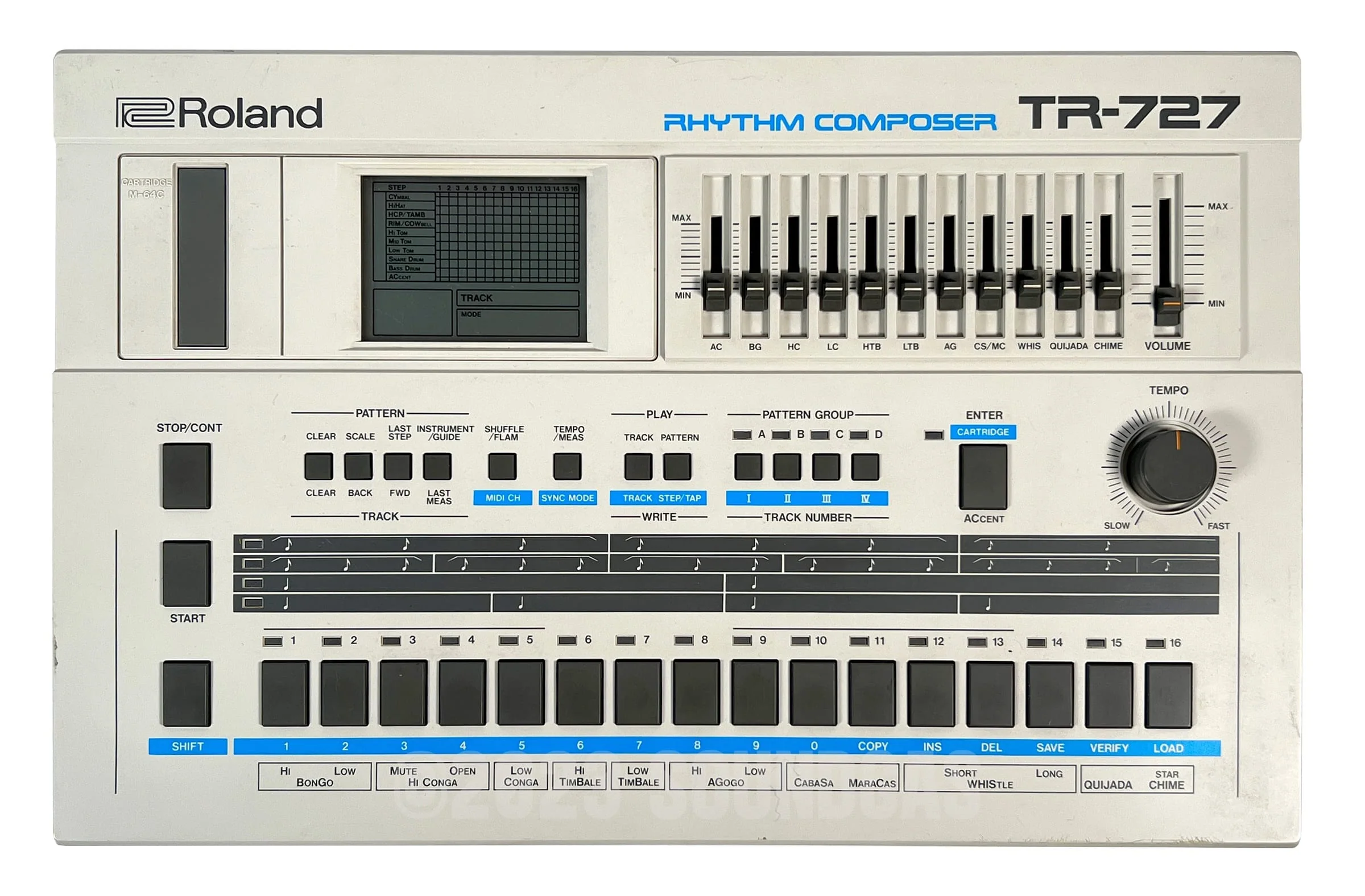 Roland TR-727 Expanded (707 808 909 plus 4 Soundgas Banks) - Image 2