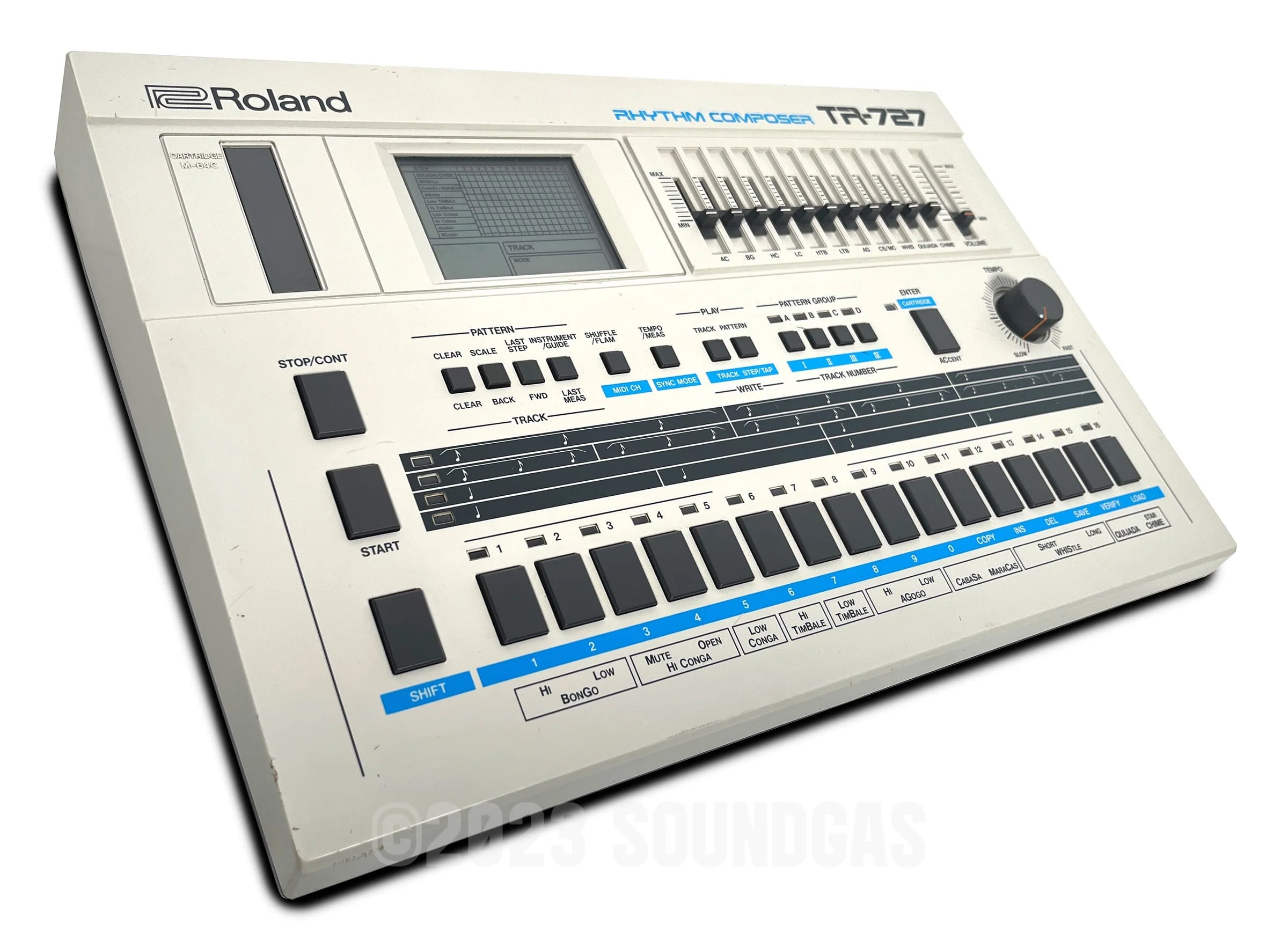 Roland TR-727 Expanded (707 808 909 plus 4 Soundgas Banks) - Image 3