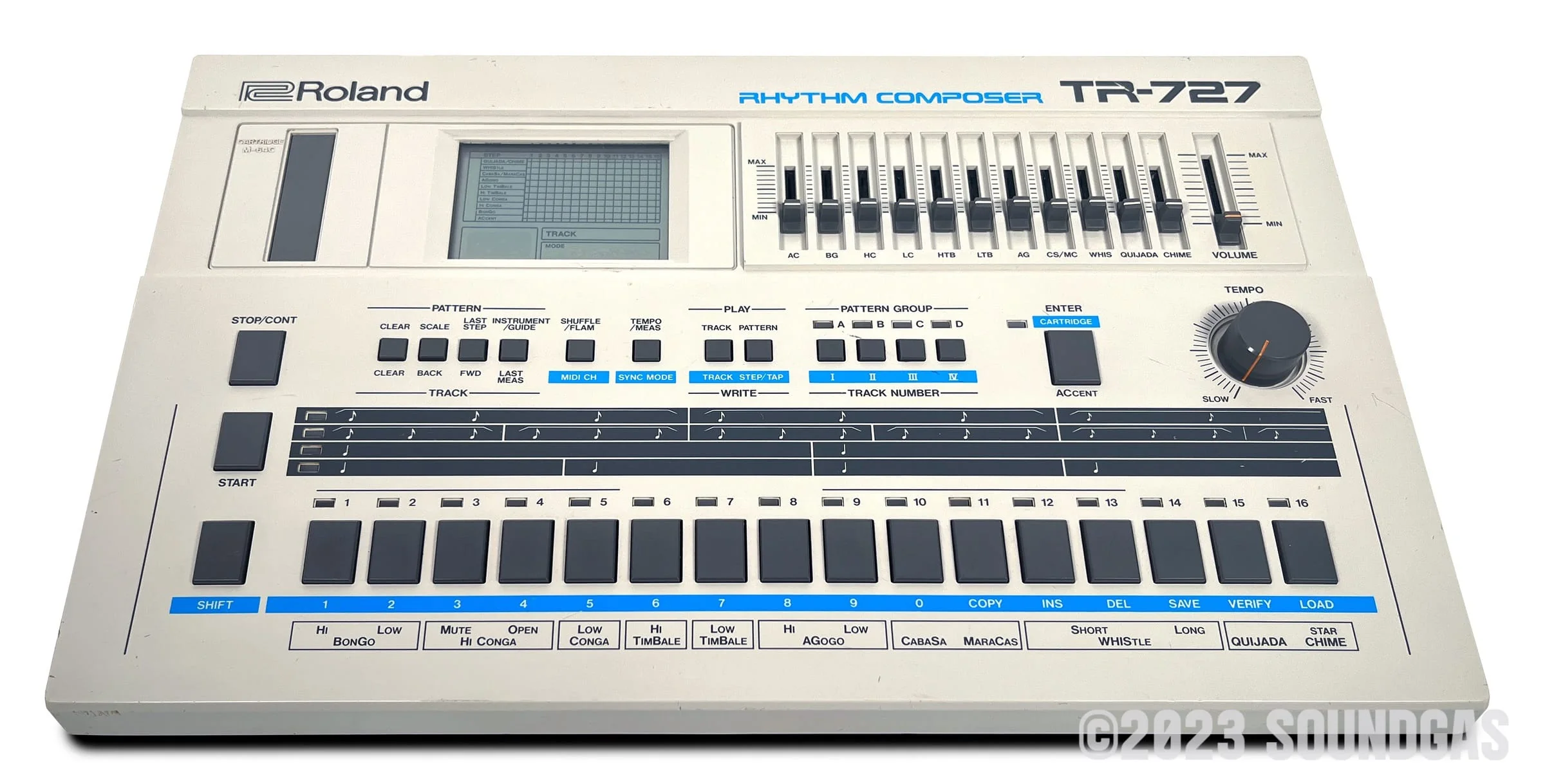 Roland TR-727 Expanded (707 808 909 plus 4 Soundgas Banks) - Image 8