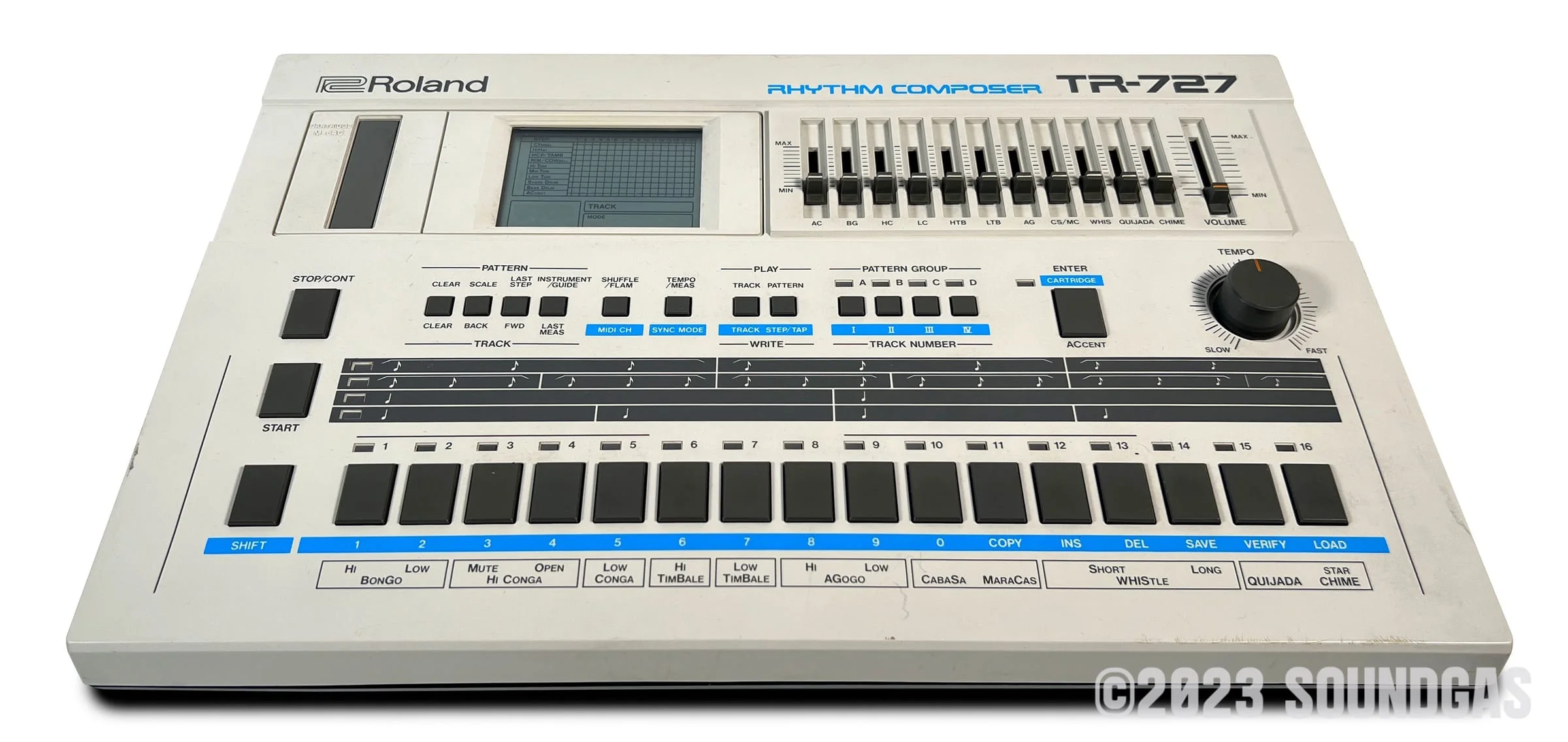 Roland TR-727 Expanded (707 808 909 plus 4 Soundgas Banks) - Image 7
