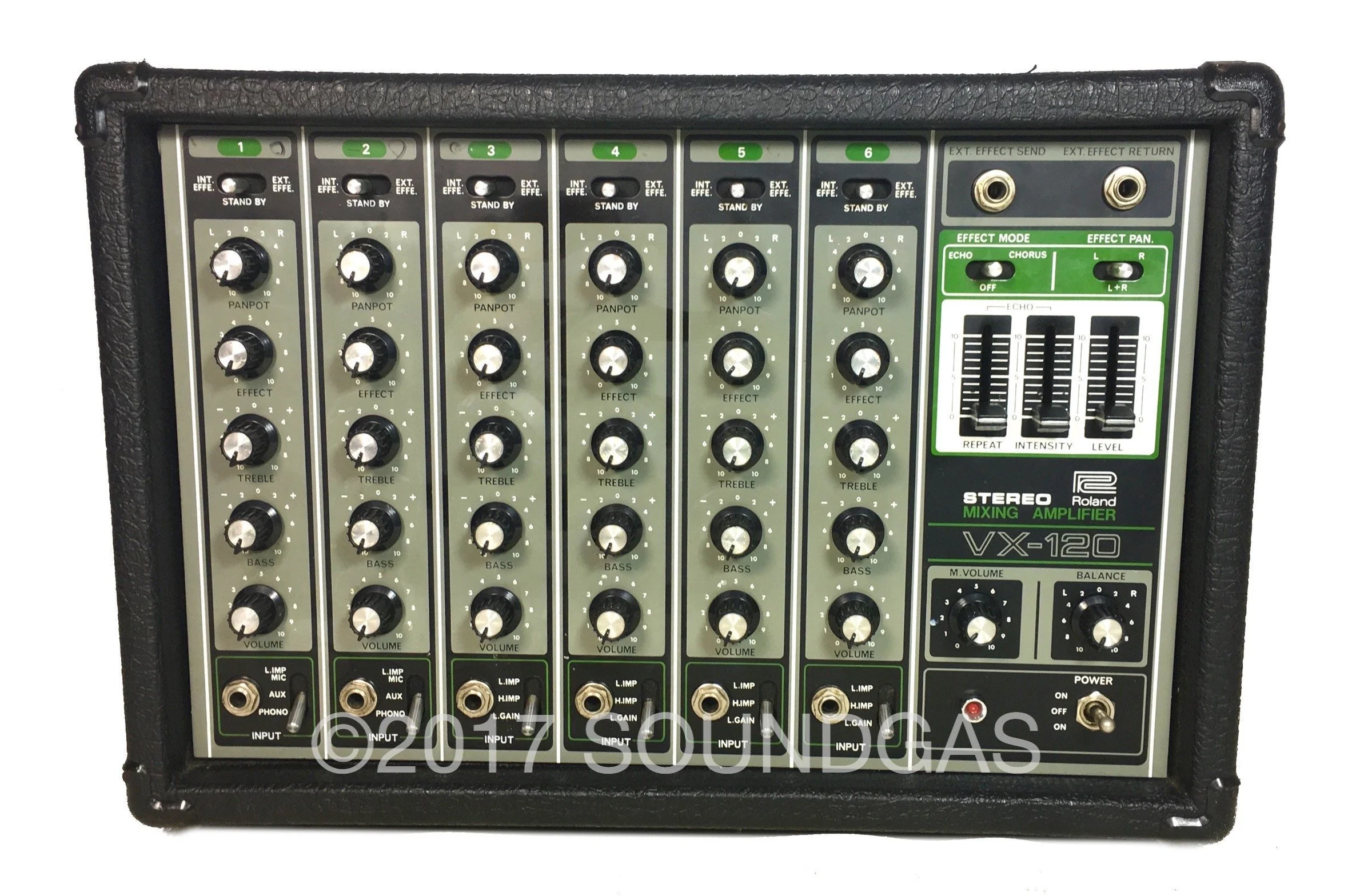 Roland VX-120 Stereo Mixer with BBD Echo/Chorus - Image 2