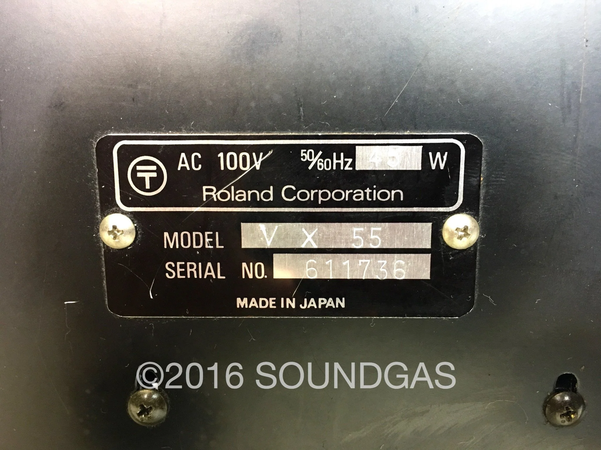 Roland VX-55 Mixer with Spring Reverb - Image 4