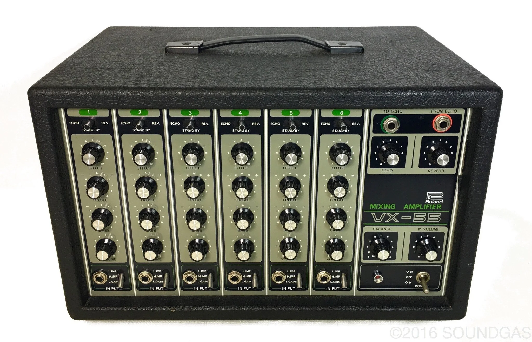 Roland VX-55 Mixer with Spring Reverb - Image 5