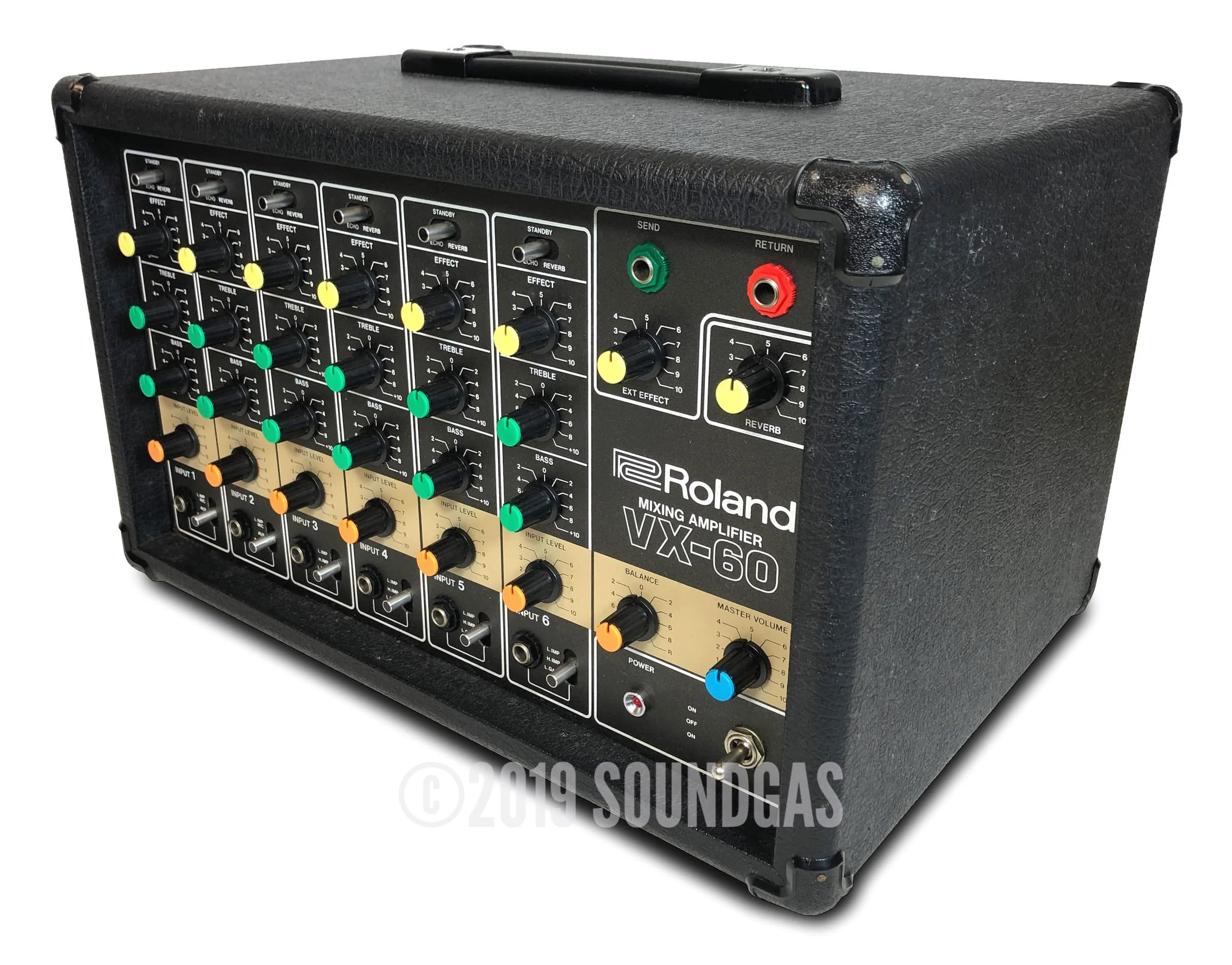 Roland VX-60 Mixer with Spring Reverb - Image 3