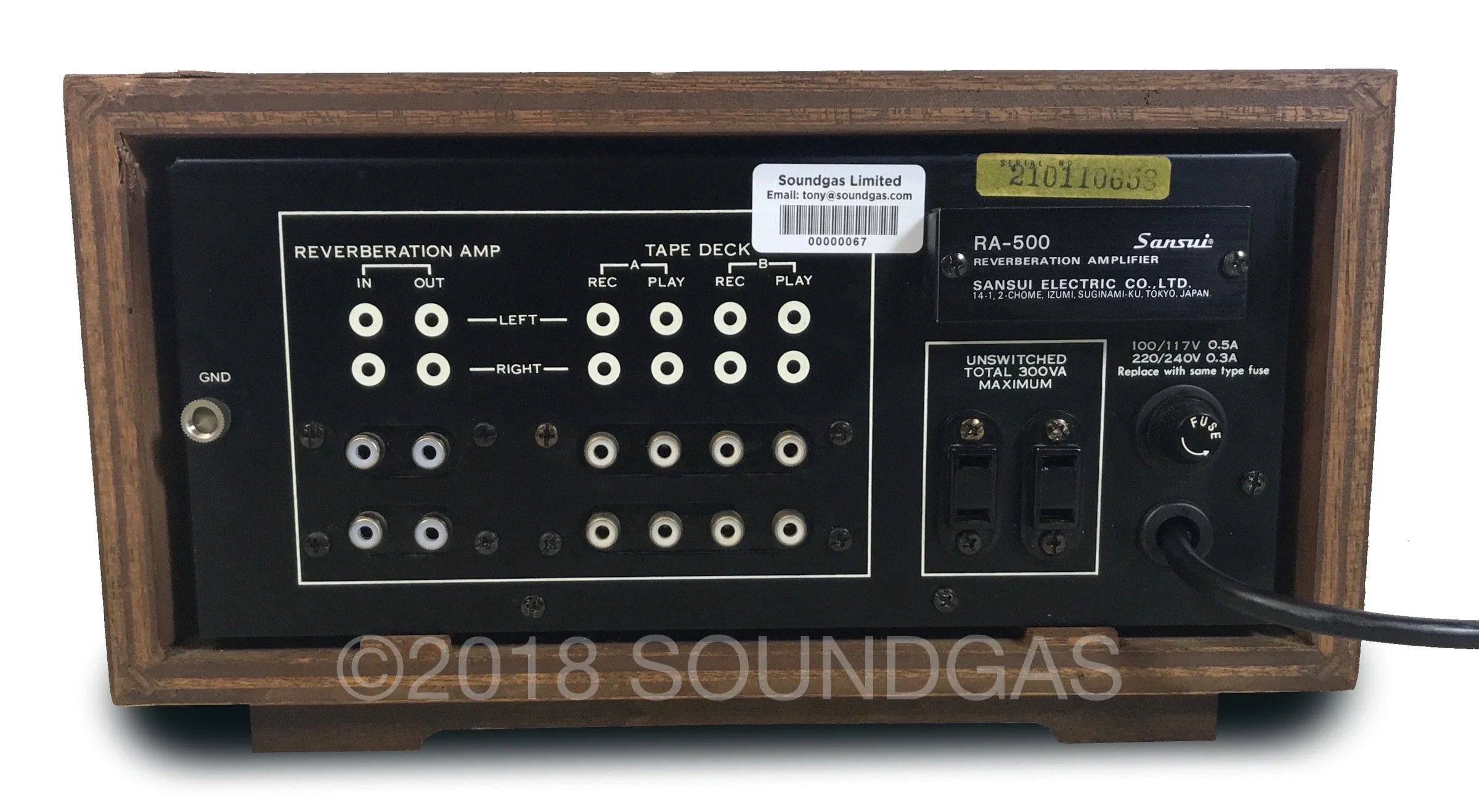 Sansui RA-500 Reverberation Amplifier - Image 5
