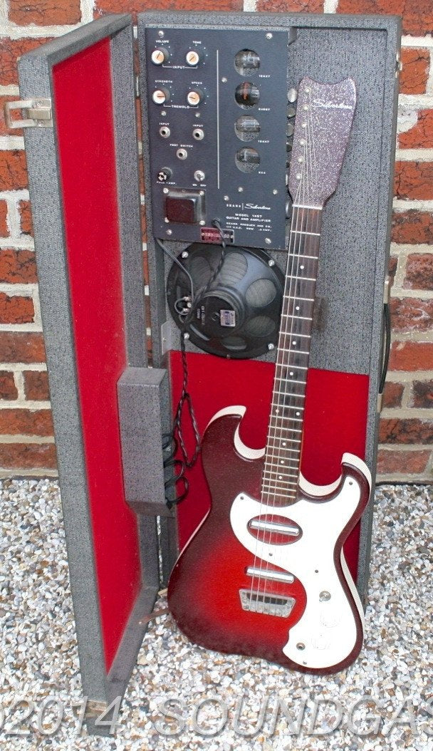 SILVERTONE/DANELECTRO 1457 Amp-In-Case Guitar - Image 8
