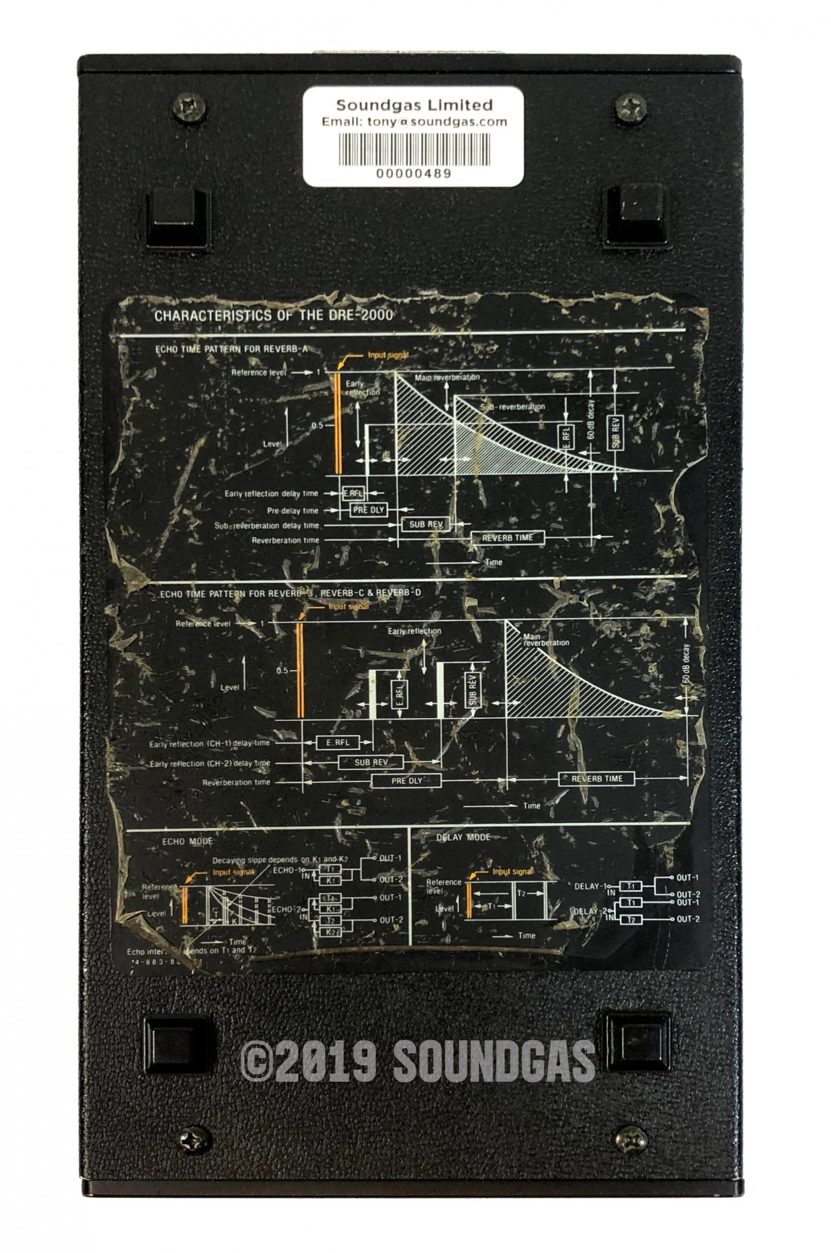 Sony DRE-2000 Digital Reverberator - Image 11