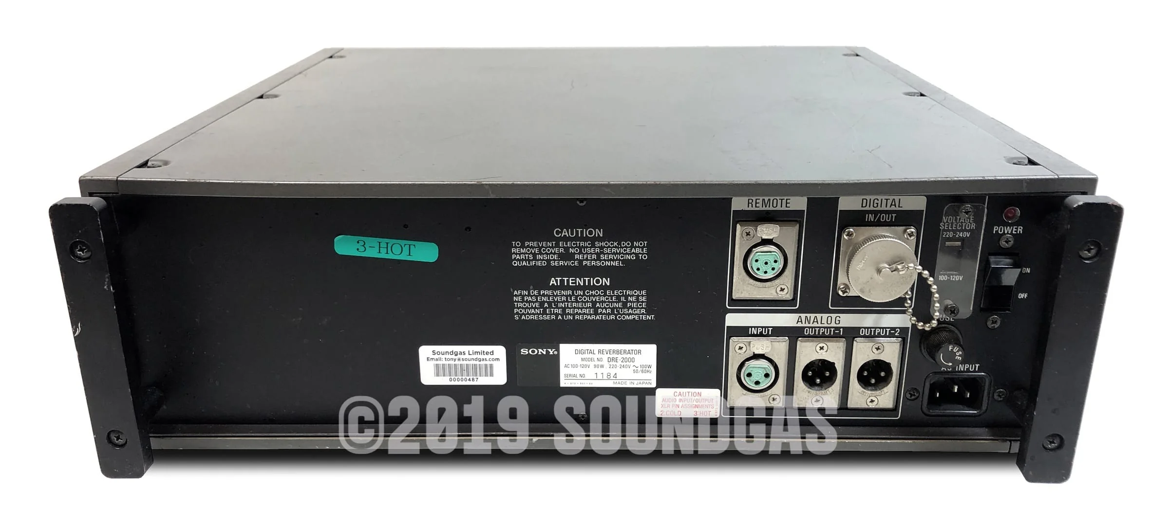 Sony DRE-2000 Digital Reverberator - Image 6