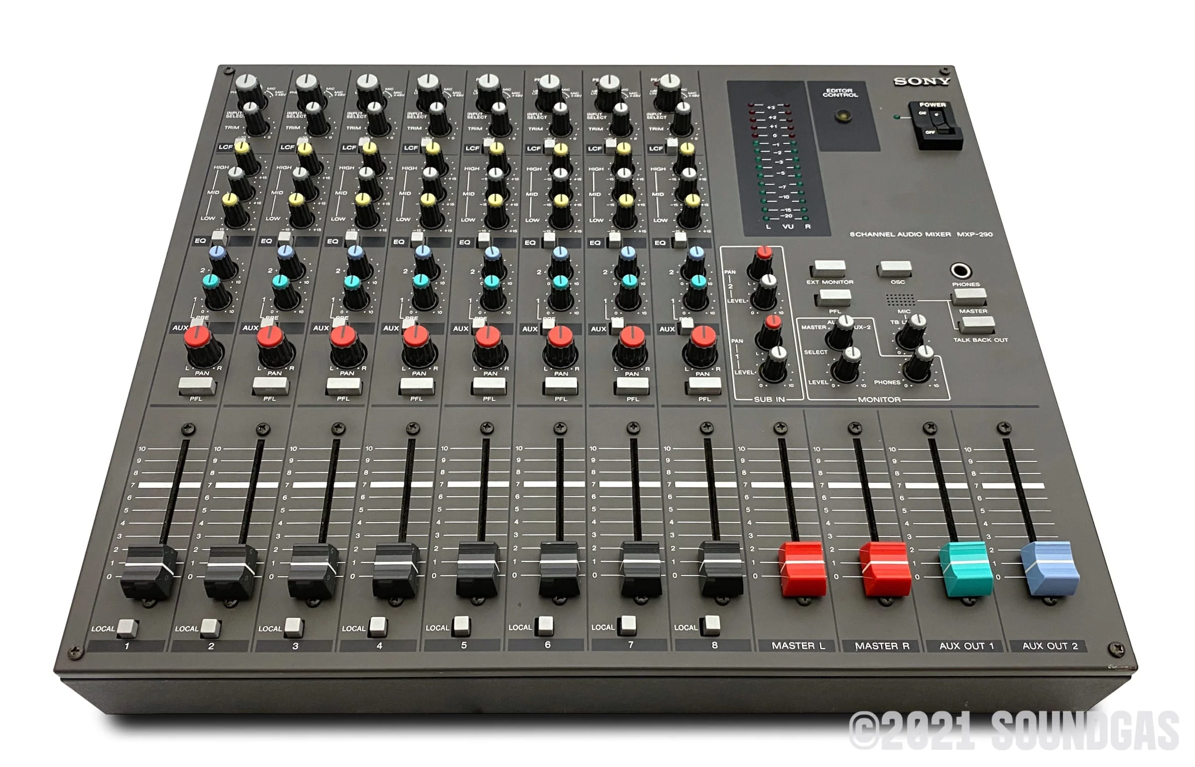 Sony MXP-290 8-Channel Broadcast Mixer - Image 7