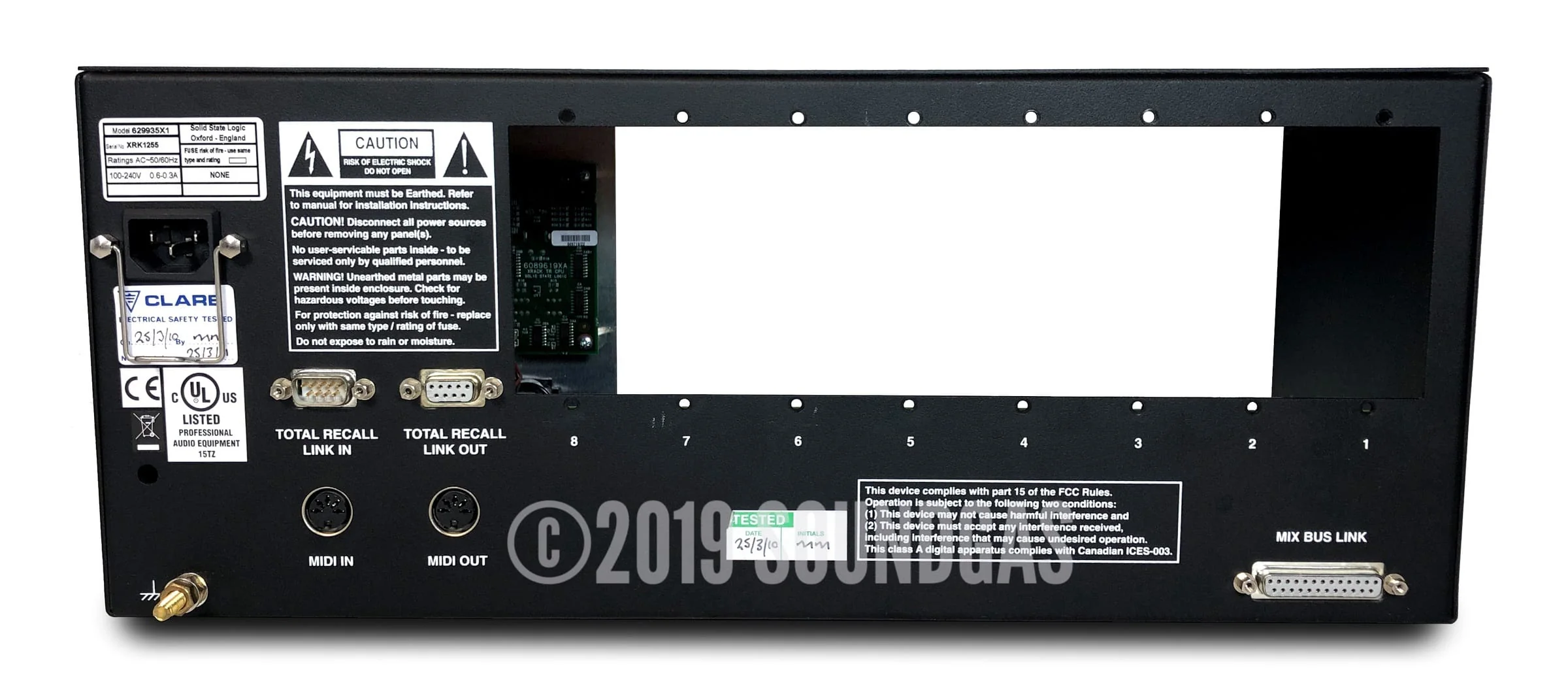 SSL X-Rack SuperAnalogue Chassis - Image 4