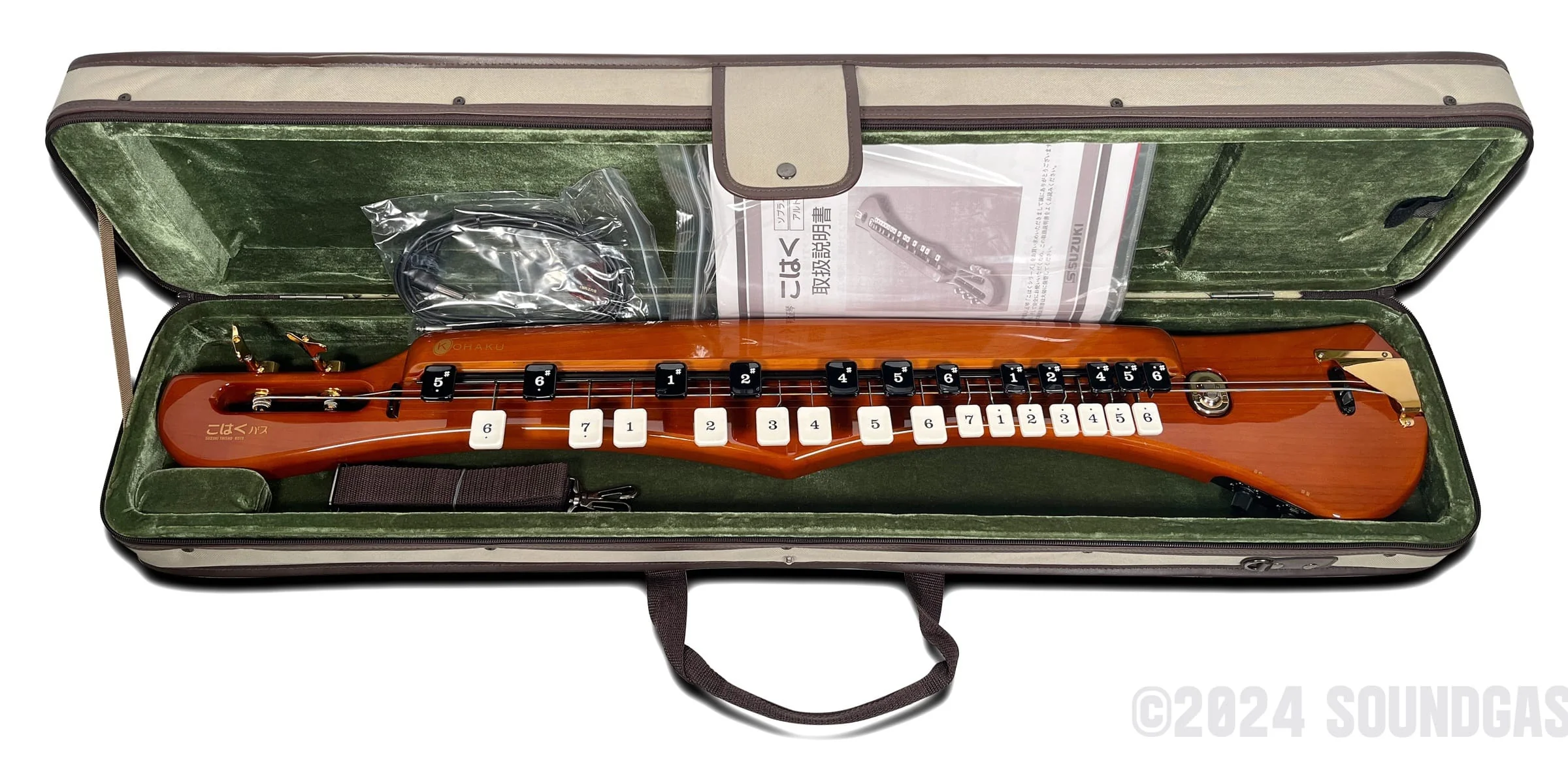 Suzuki Kohaku CHK-4 Bass Electric Taishogoto - Image 10