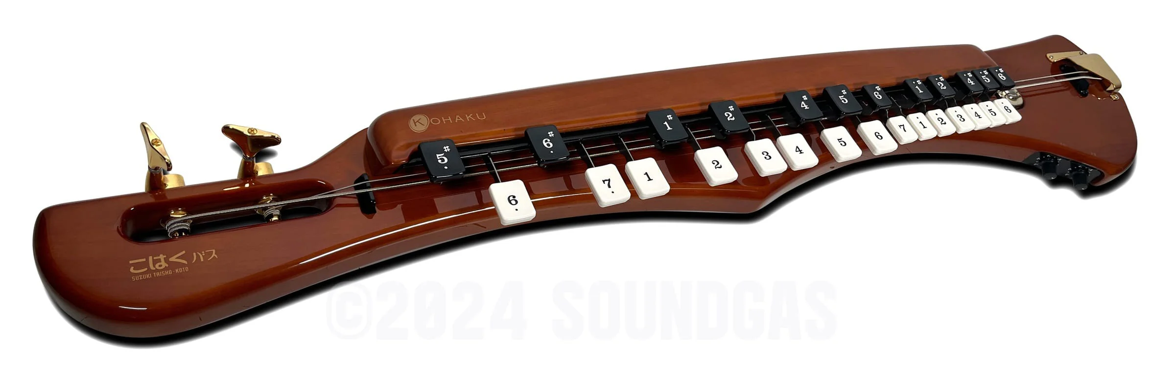 Suzuki Kohaku CHK-4 Bass Electric Taishogoto - Image 3