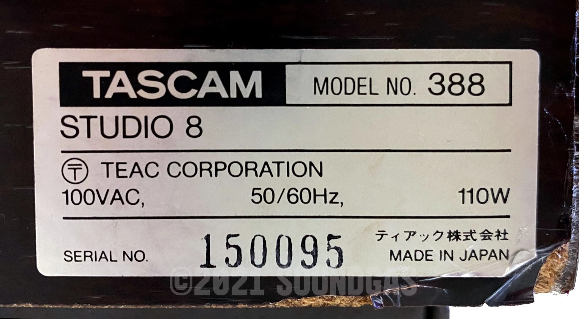 Tascam 388 Studio 8 - Image 12