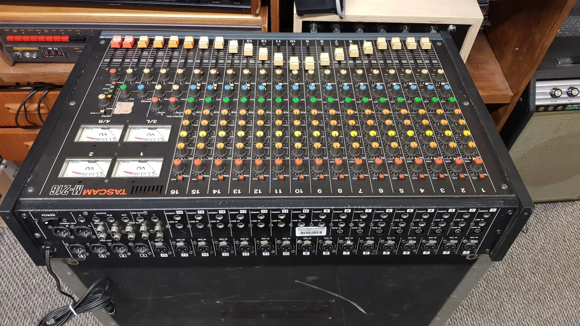 Tascam M-216 + Direct Out Mod - Image 4