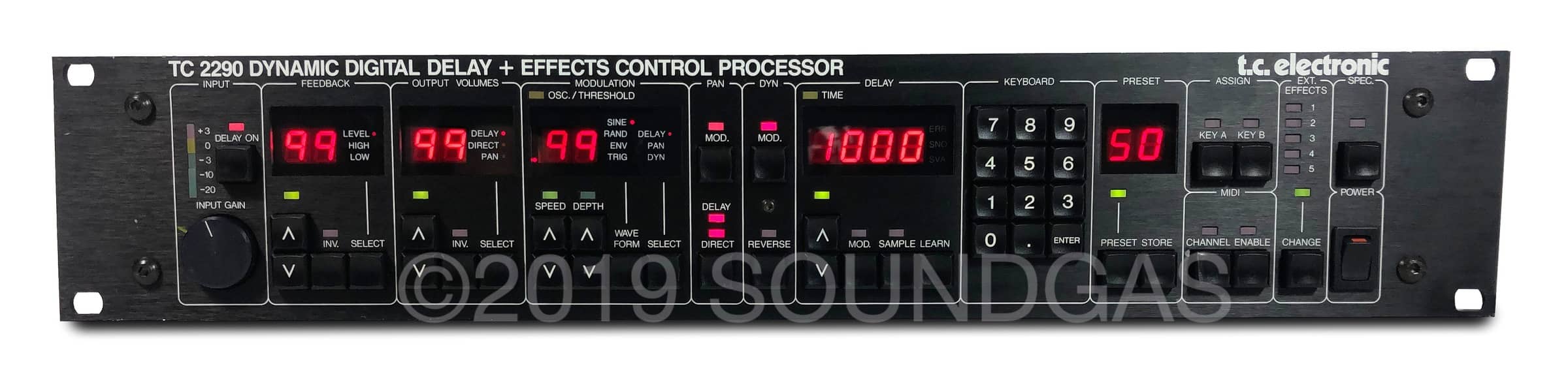 TC Electronic 2290 Dynamic Digital Delay + Effects Control Processor - Image 2