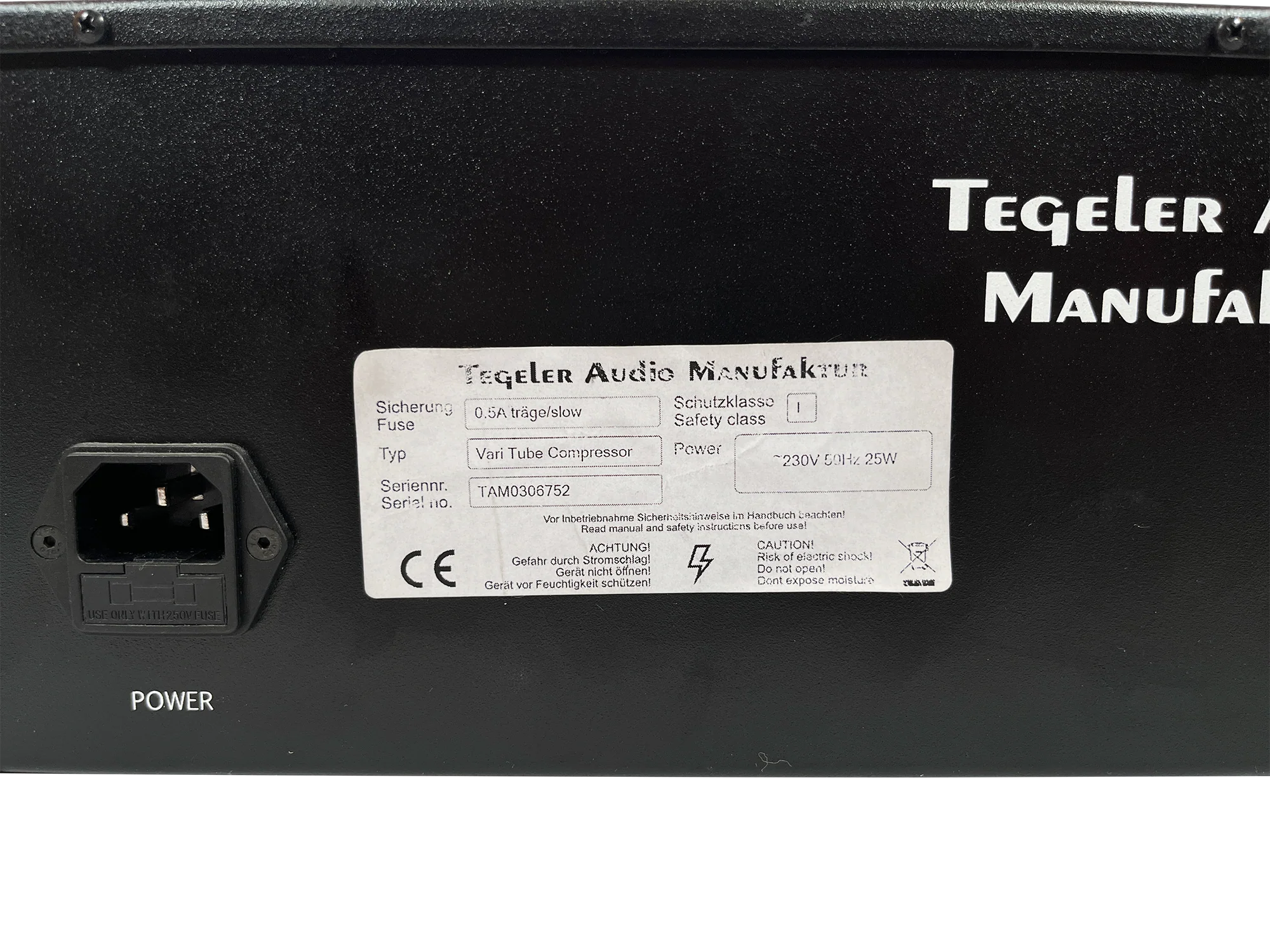 Tegeler Audio Vari-Tube Compressor (VTC) - SN TAM0306752 - Image 8