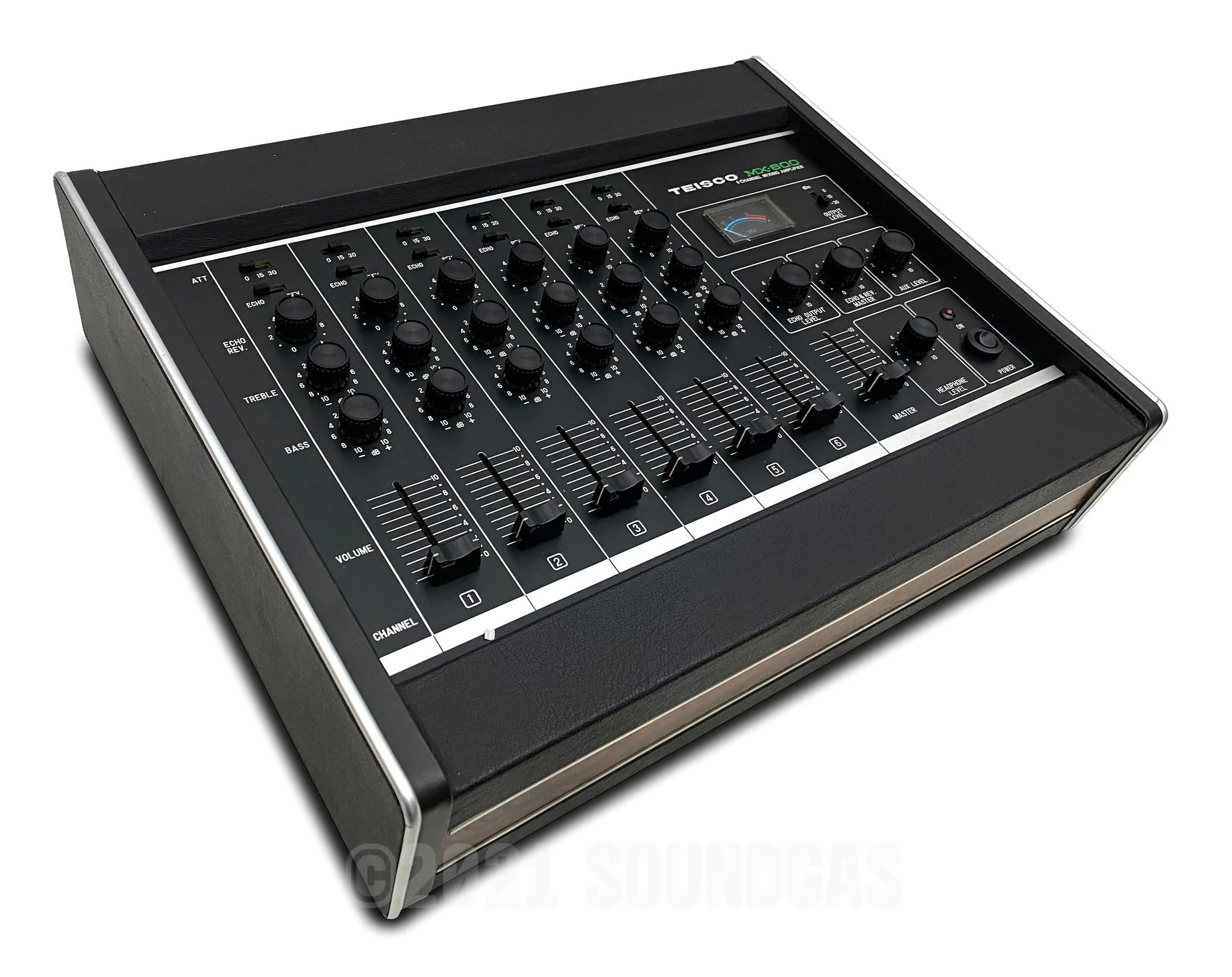 Teisco MX-600 6 Channel Mixer + Reverb - Image 4