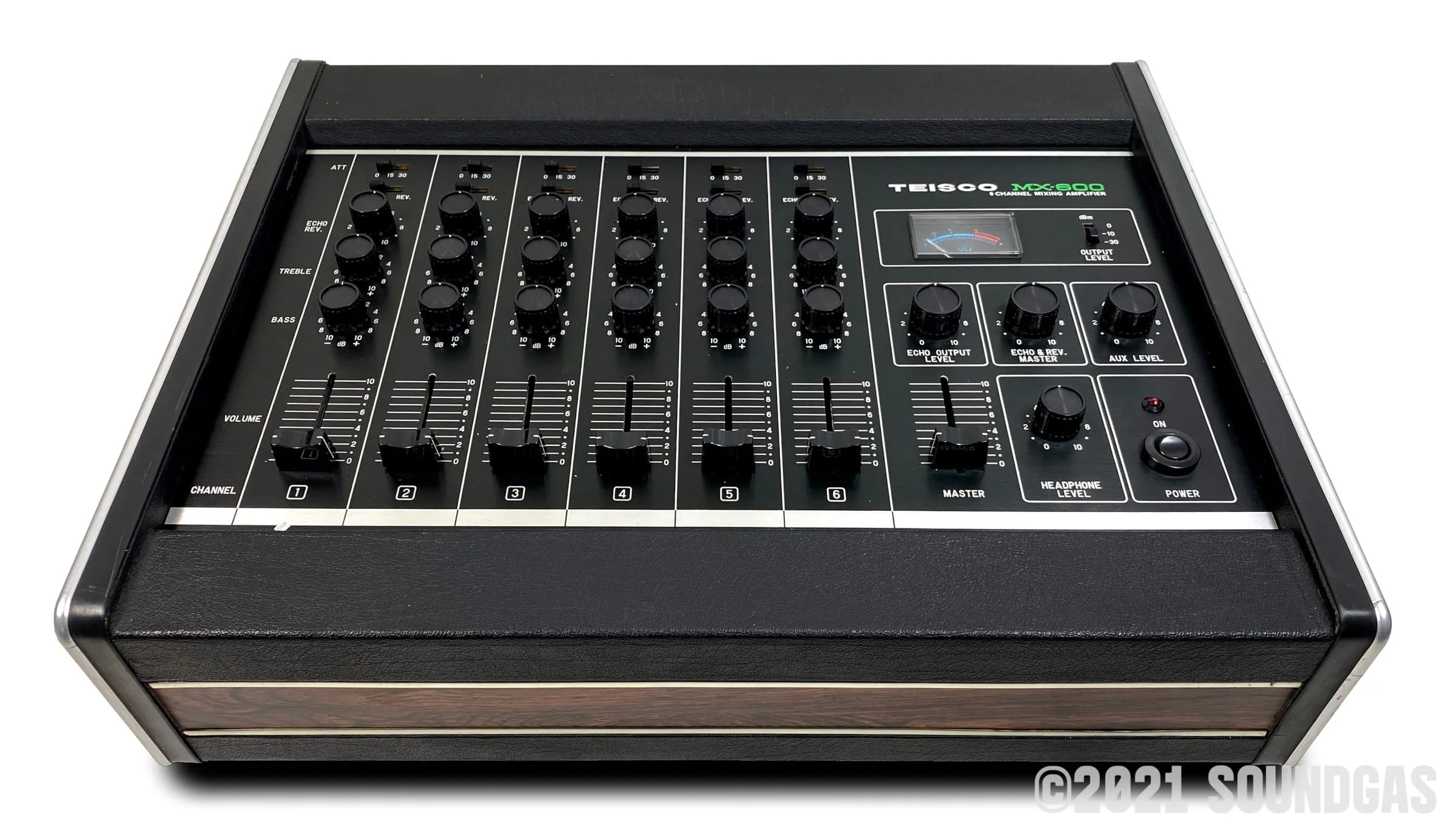 Teisco MX-600 6 Channel Mixer + Reverb - Image 7