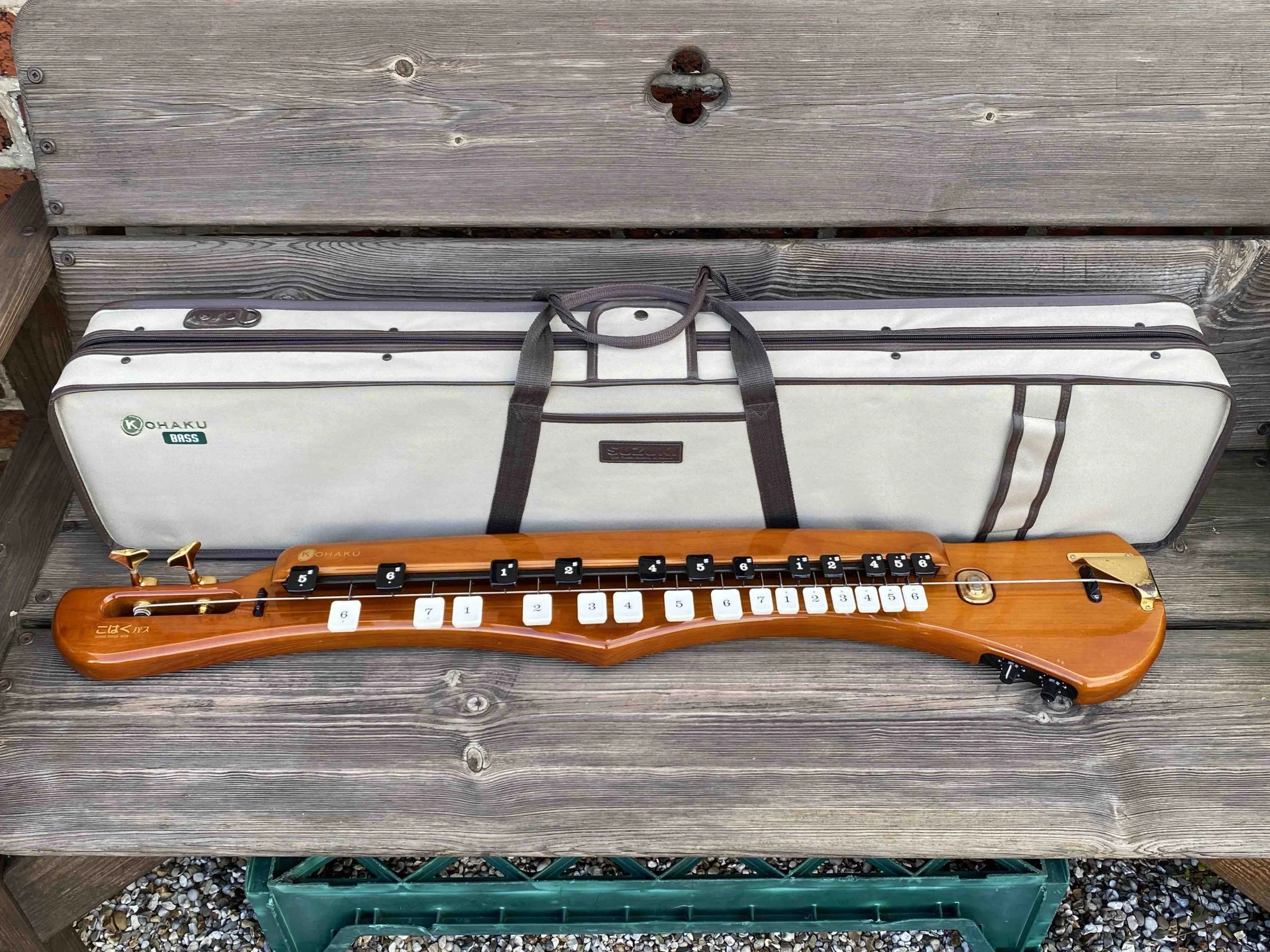Suzuki Kohaku CHK-4 Bass Electric Taishogoto - Image 12