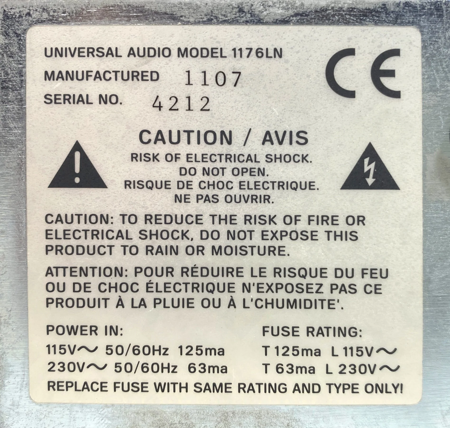 Universal Audio 1176LN - Image 6
