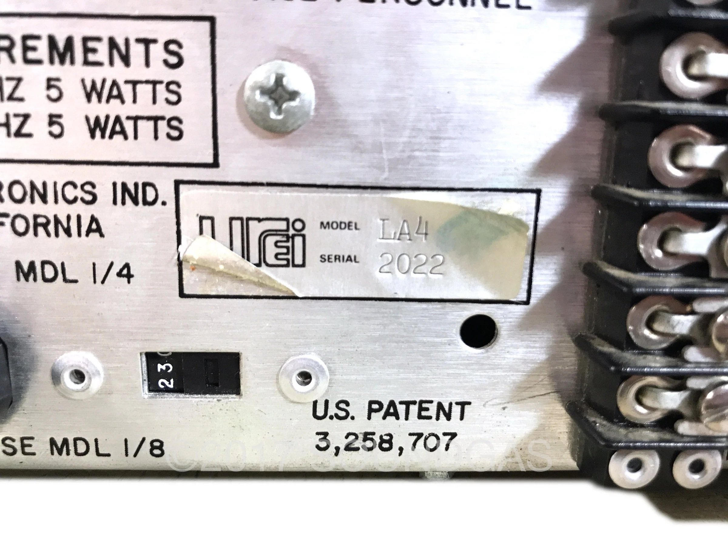 UREI LA-4 Blackface Compressor / Limiter Pair - Image 4