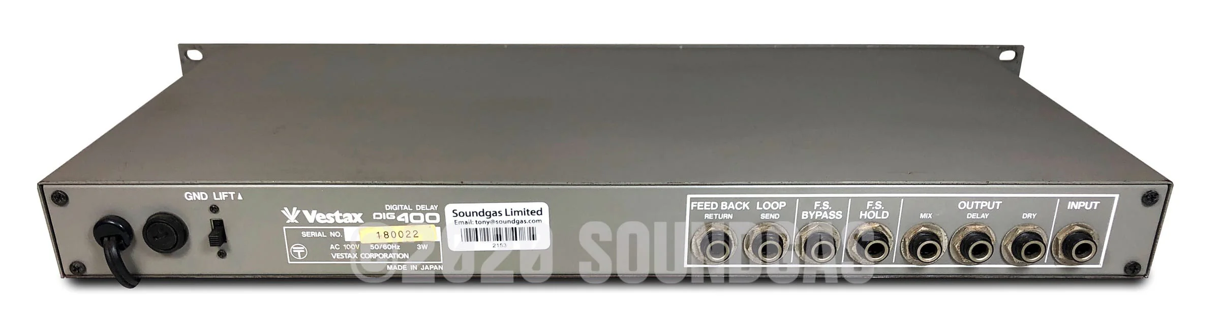 Vestax DIG 400 Digital Delay - Image 5
