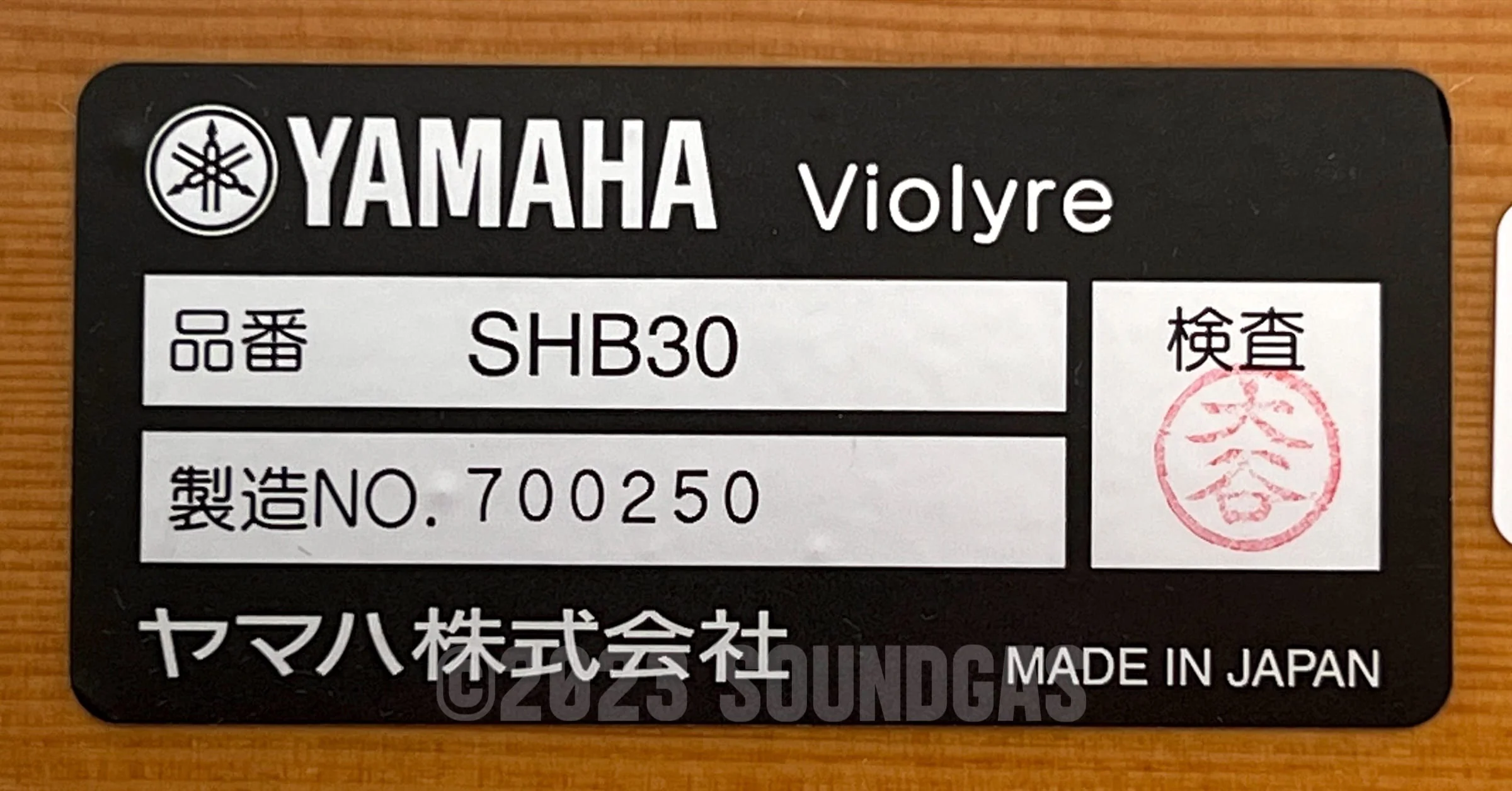 Yamaha SHB-30 Bass Violyre Taishogoto - Image 9